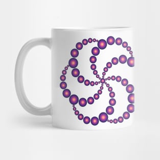 Hex Spiral Crop Circle Mug